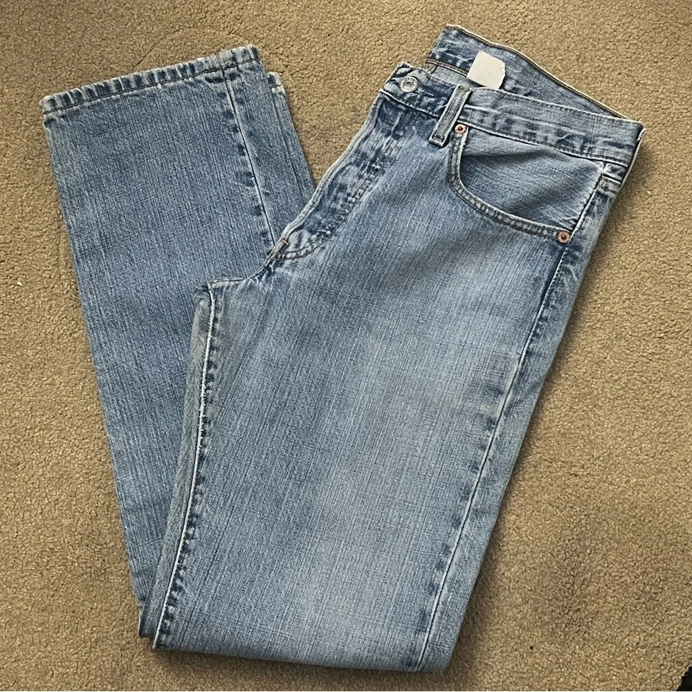 VTG Levis 501 Jeans 32x32 Button Fly Mexico 80s 90s Check Measurement No Sz Tag
